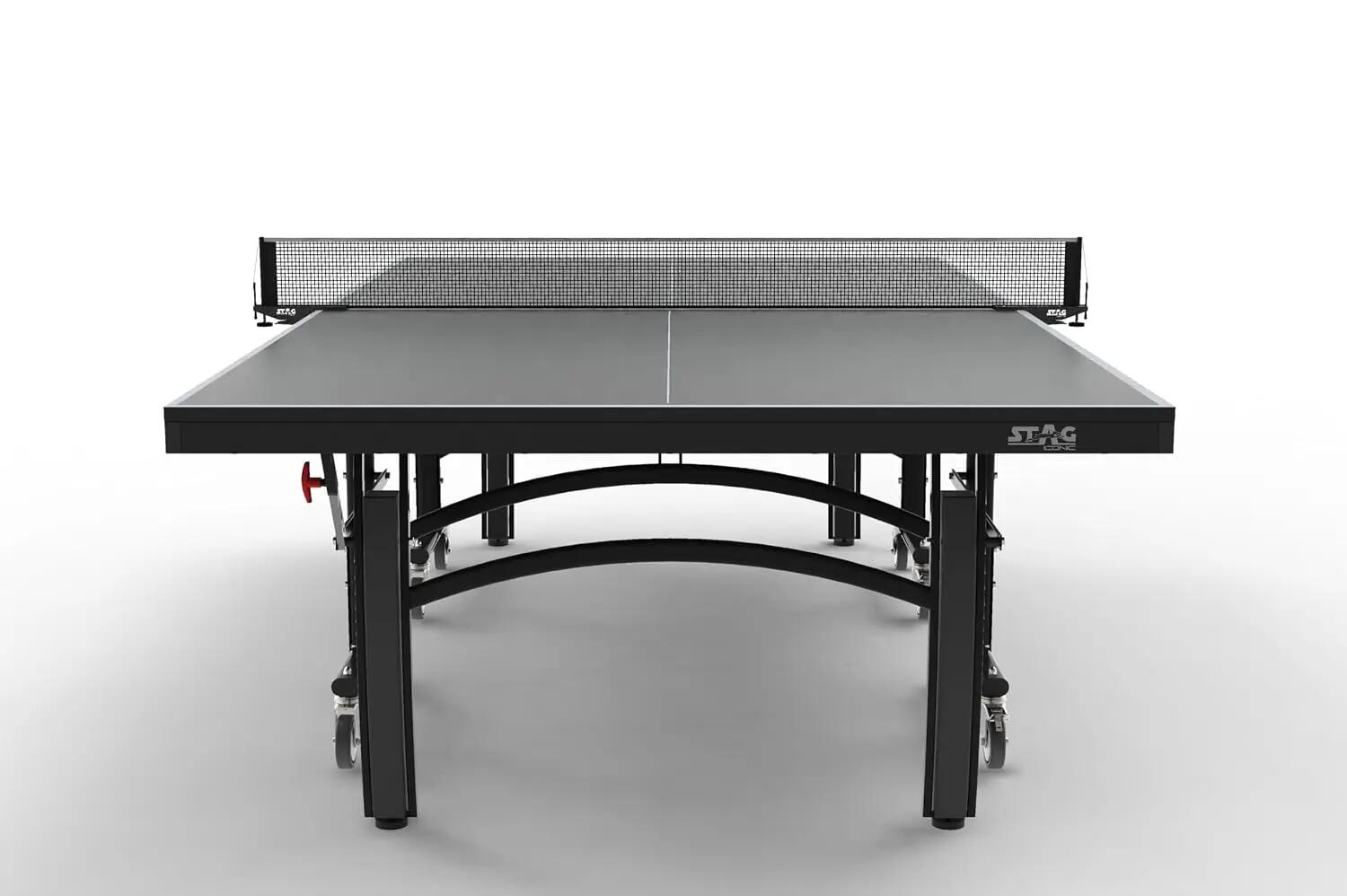 Active 25 Table Tennis Table | Full Size Professional Indoor Table | 25mm Top with Anti-Glare Finish | Includes Net Set, Table Cover, 2 Rackets & 3 Balls | Black-Grey -  3