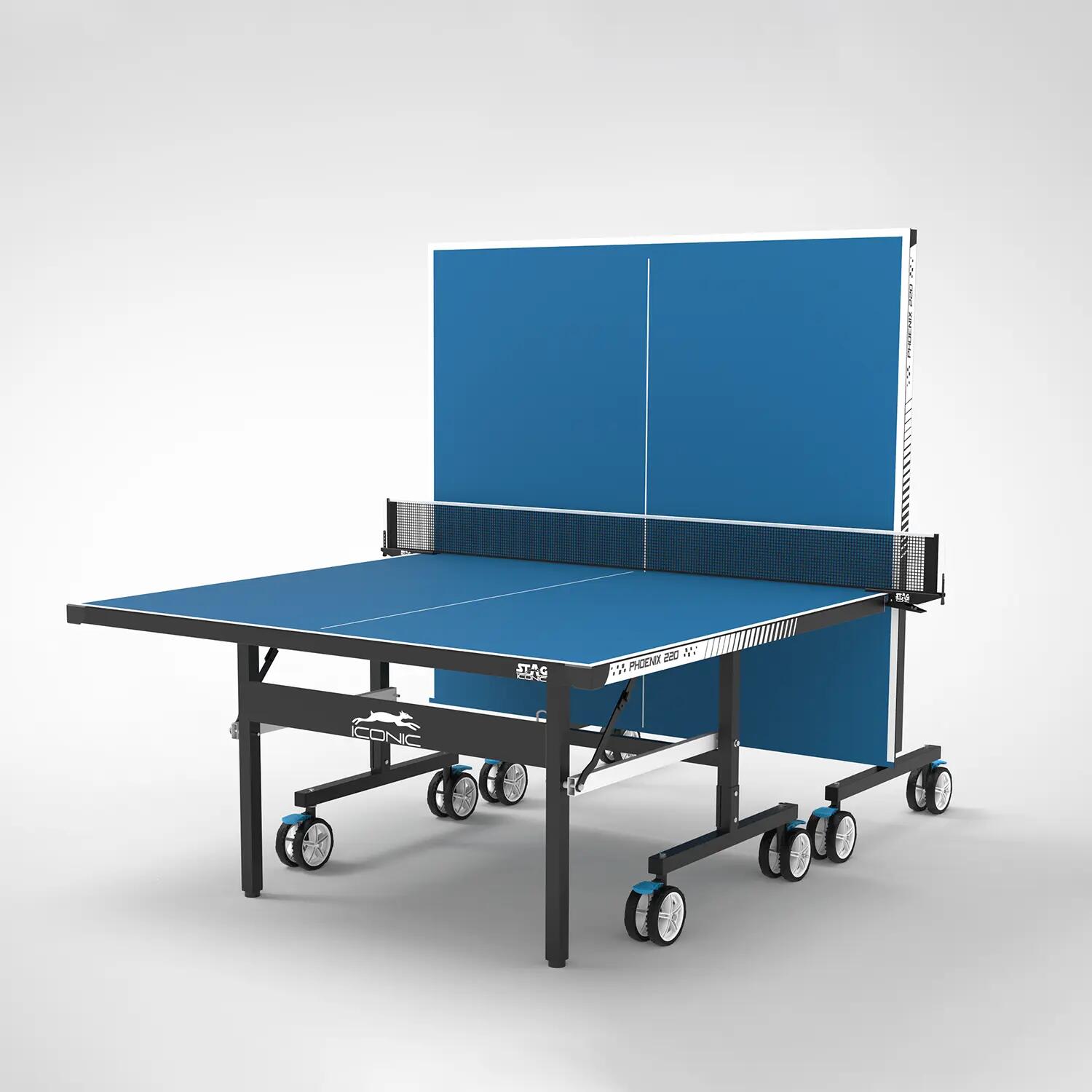 Phoenix 220 Indoor Premium Table Tennis Table 22MM Top Laminated Board Including (2 TT Rackets, 3 Balls & Table Cover) -  2