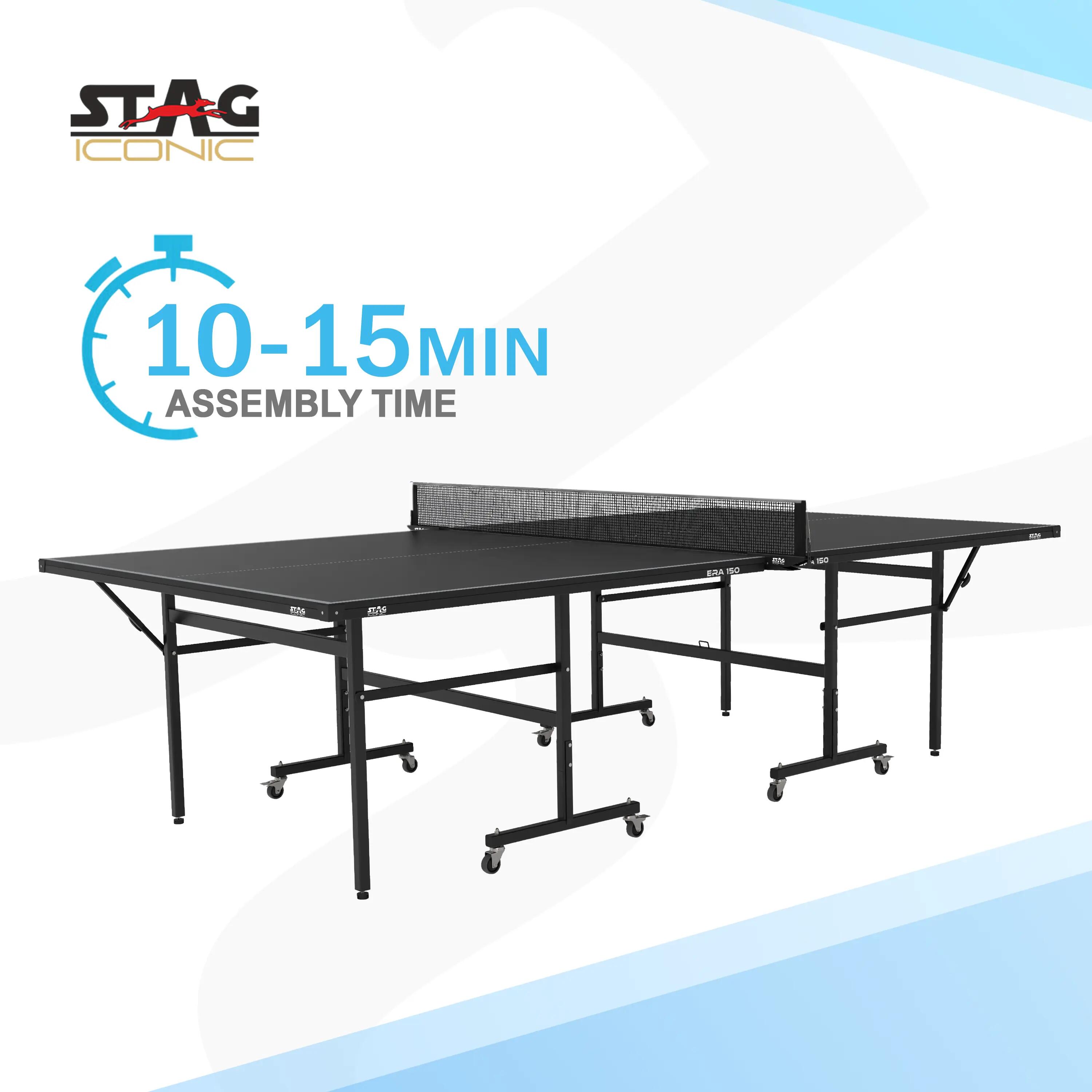 Era 150 Indoor Table Tennis Table | Premium Full-Size 15mm Ping Pong Table with UV-Coated Surface, Easy Folding, Wheels & Accessories for Home & Clubs -  5
