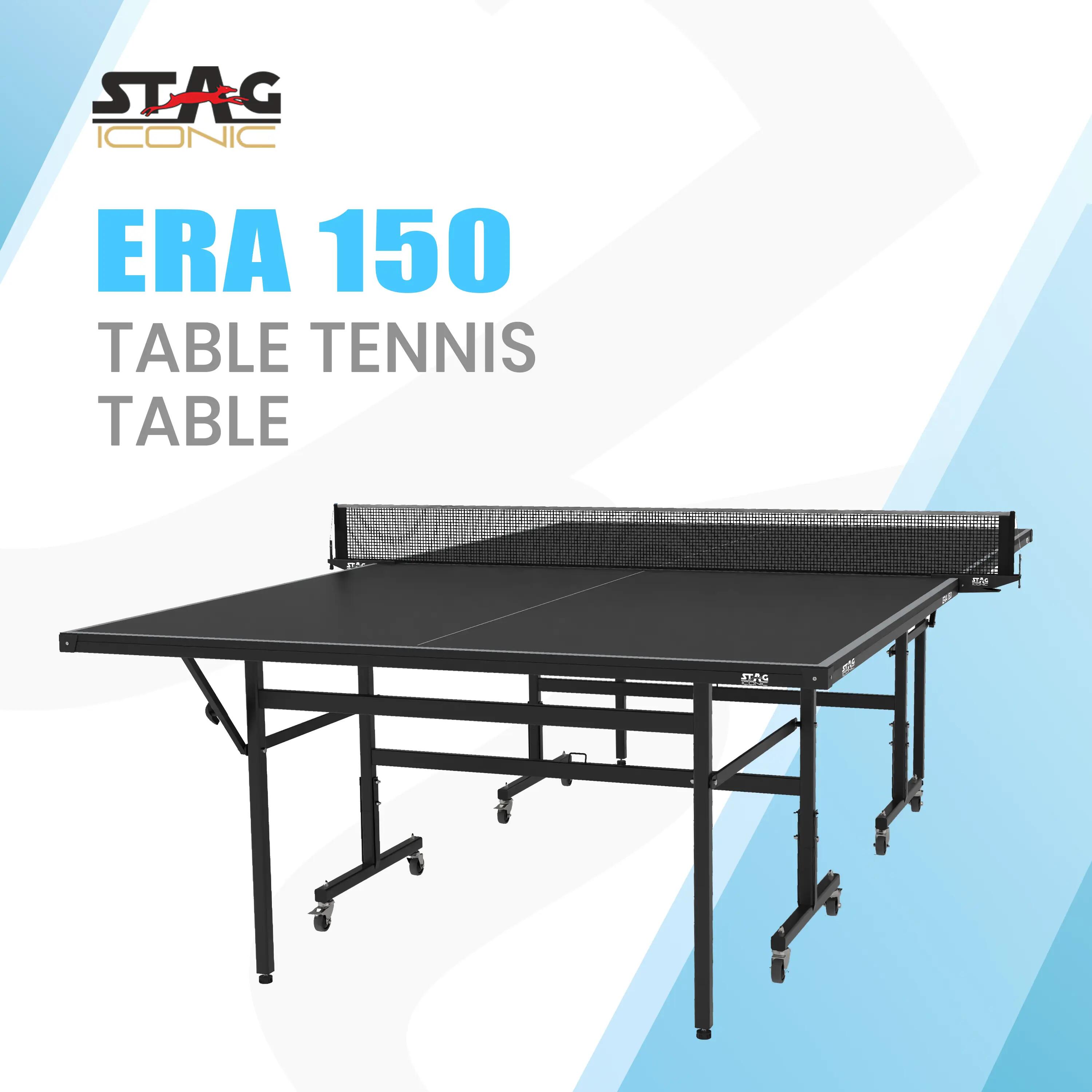 Era 150 Indoor Table Tennis Table | Premium Full-Size 15mm Ping Pong Table with UV-Coated Surface, Easy Folding, Wheels & Accessories for Home & Clubs -  3