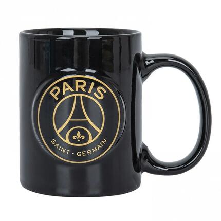 Paris Saint Germain kubek ceramiczny w pudełku prezentowym 390 ml czarny