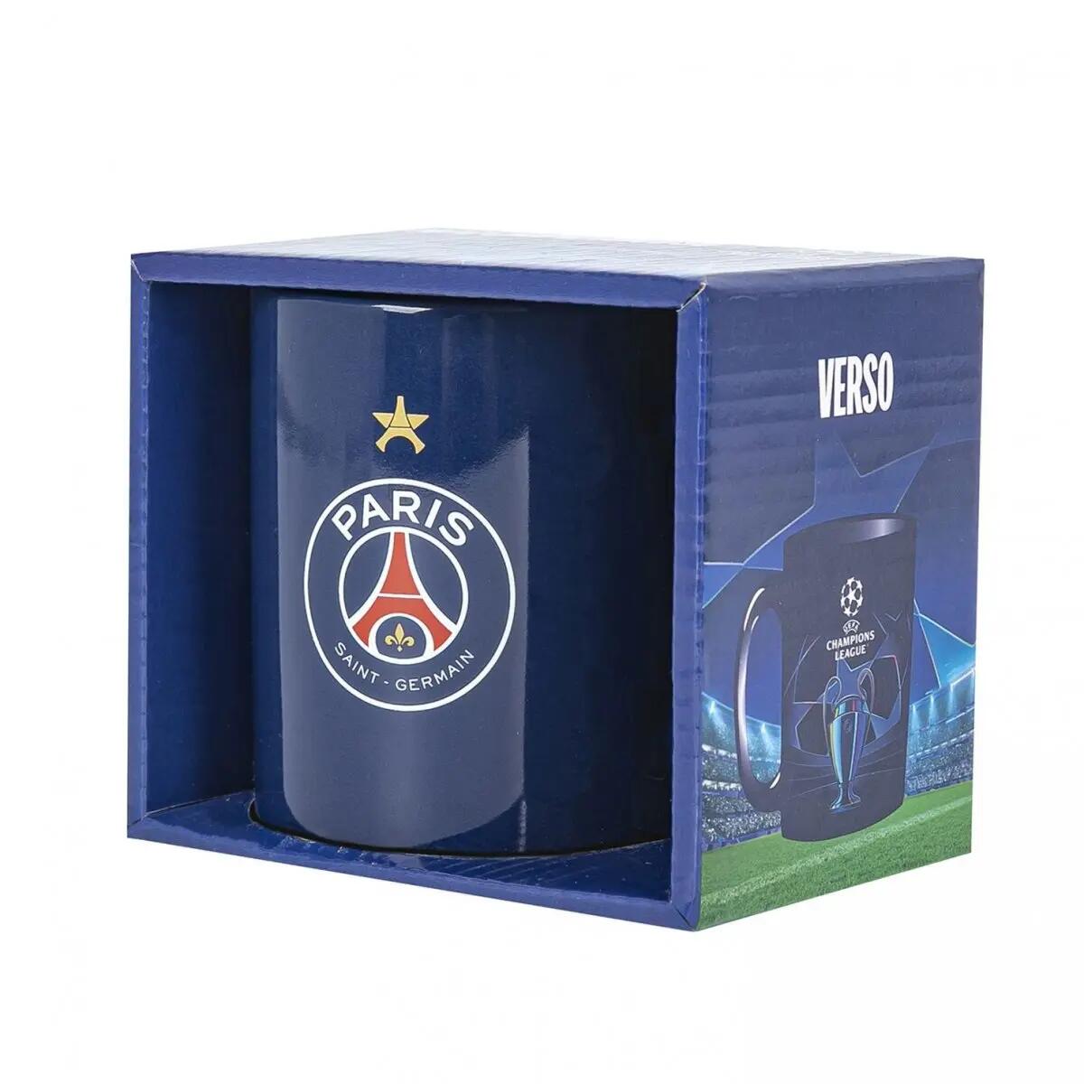 Paris Saint Germain kubek ceramiczny w pudełku prezentowym 390 ml granatowy 5/5