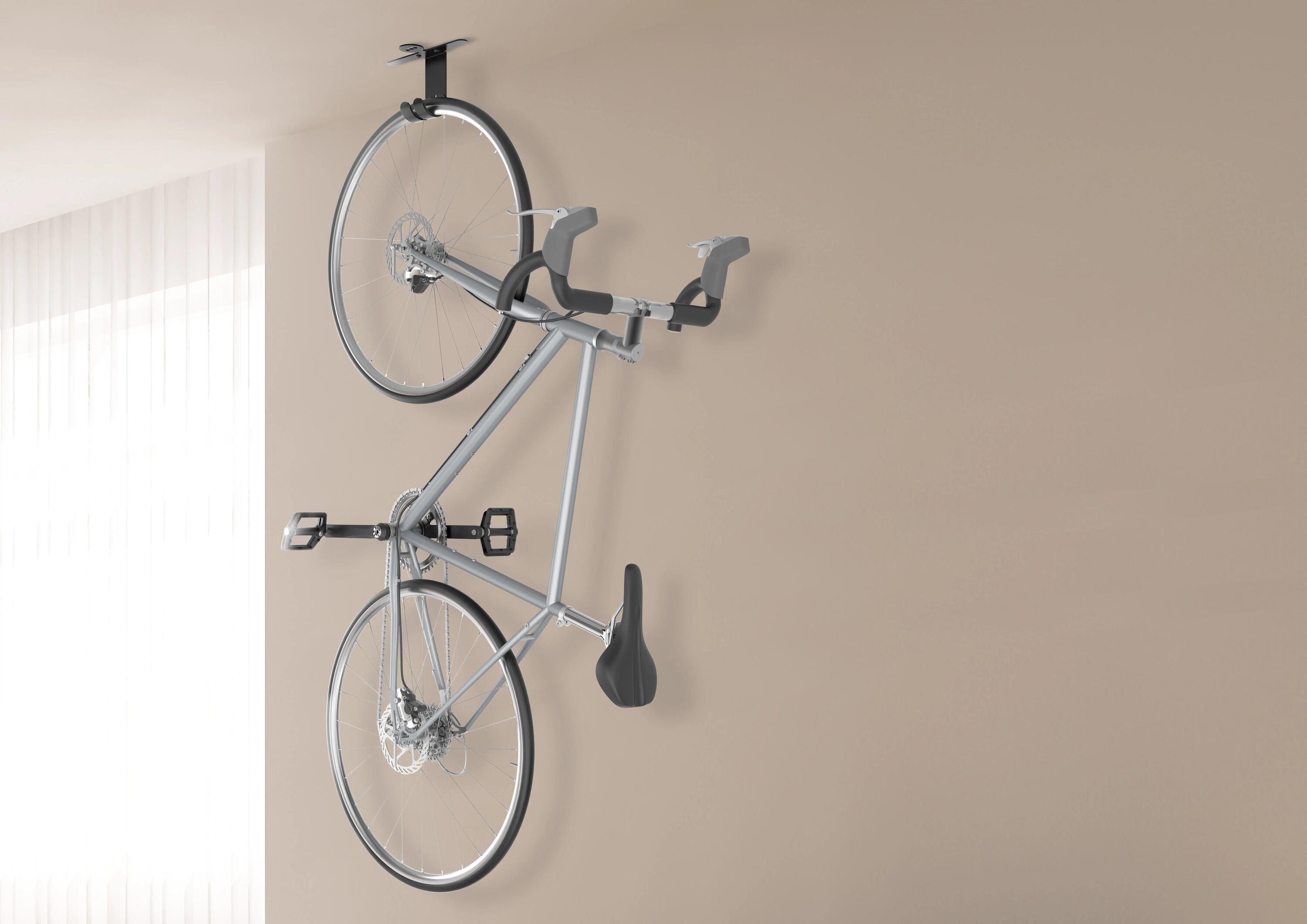 Supporto universale per bici da soffitto, portabici - nero 3/7