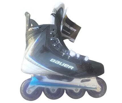 BAUER Vapor Flylite Intermediate rollers de hockey à roulettes noirs