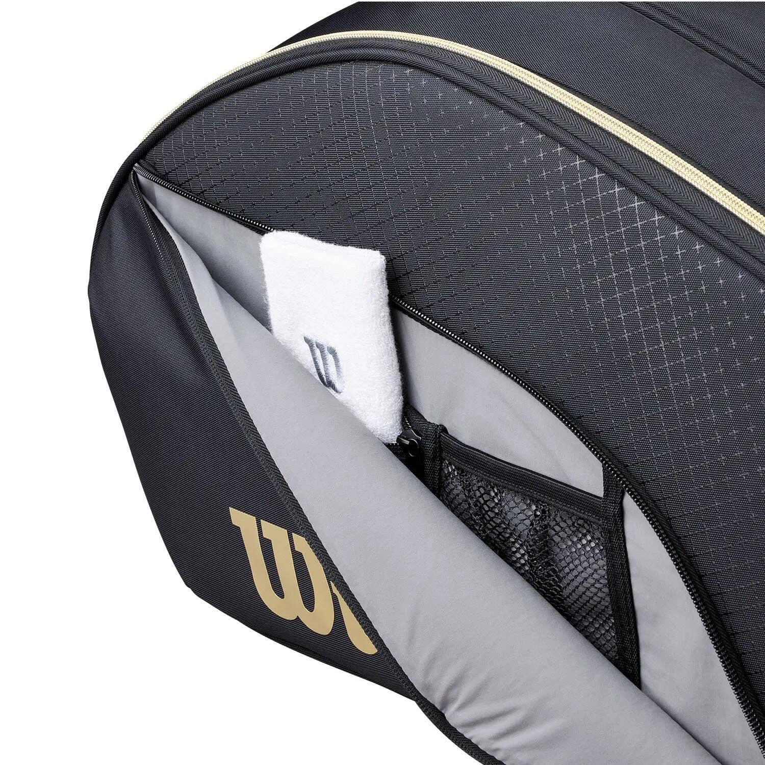 PADELBAG WILSON DEFY V1 PADEL BLACK/GOLD WR8914201 5/7