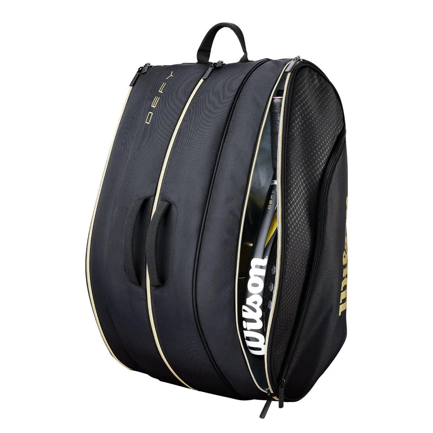 PADELBAG WILSON DEFY V1 PADEL BLACK/GOLD WR8914201 3/7