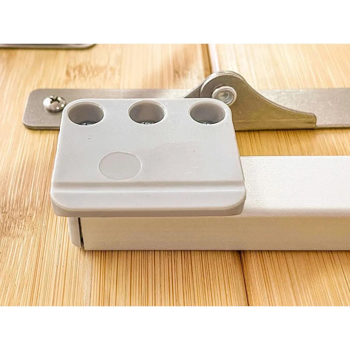 Opvouwbare kampeertafel van bamboe en aluminium Tolja - 65x50 cm 11/13