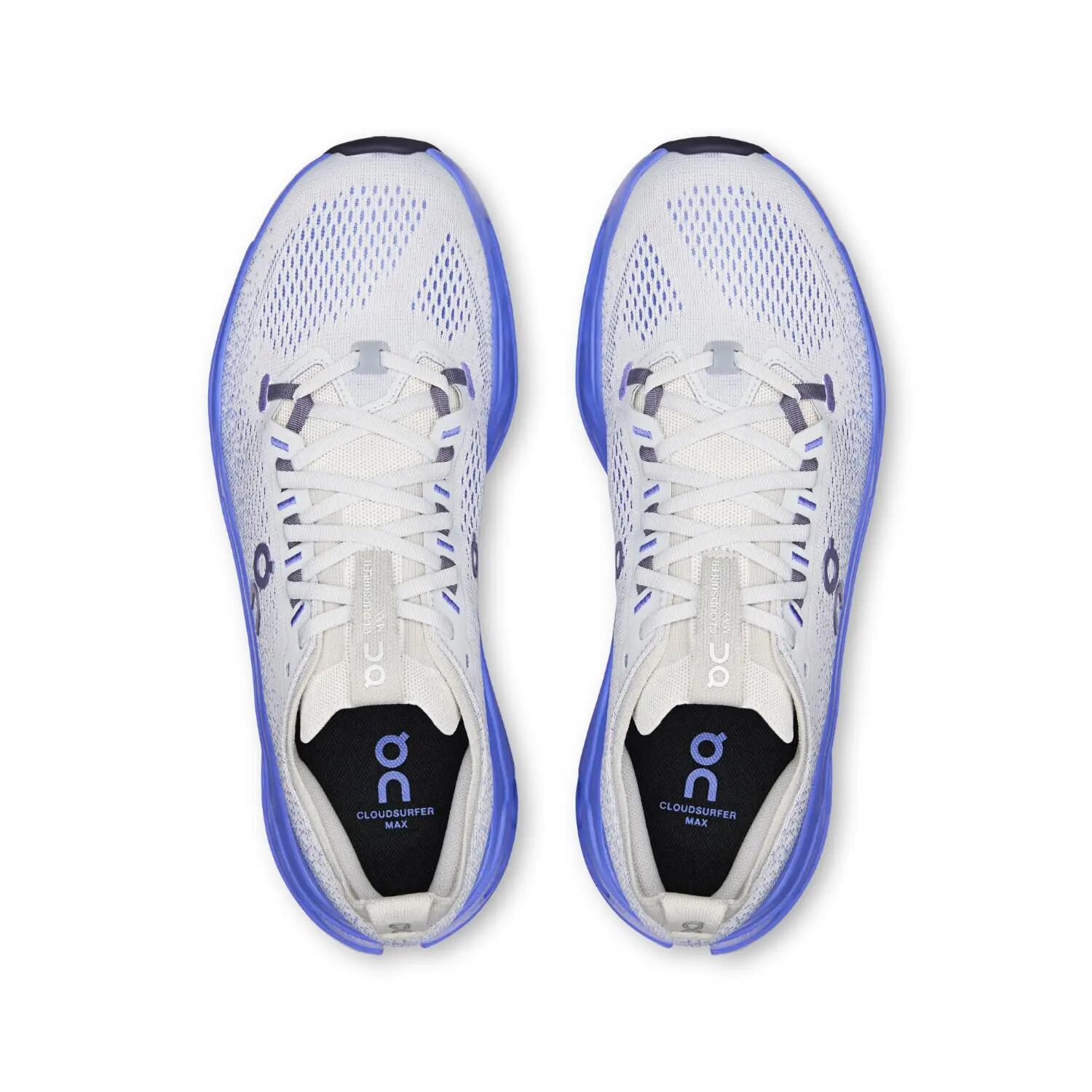 Chaussures running homme, amorties cloudtec, cloudsurfer max gris vert 4/7