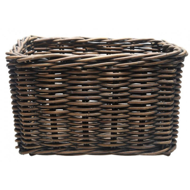 Rotan Fietsmand Brisbane Large 39 Liter 46 X 33 X 26 Cm - Bruin