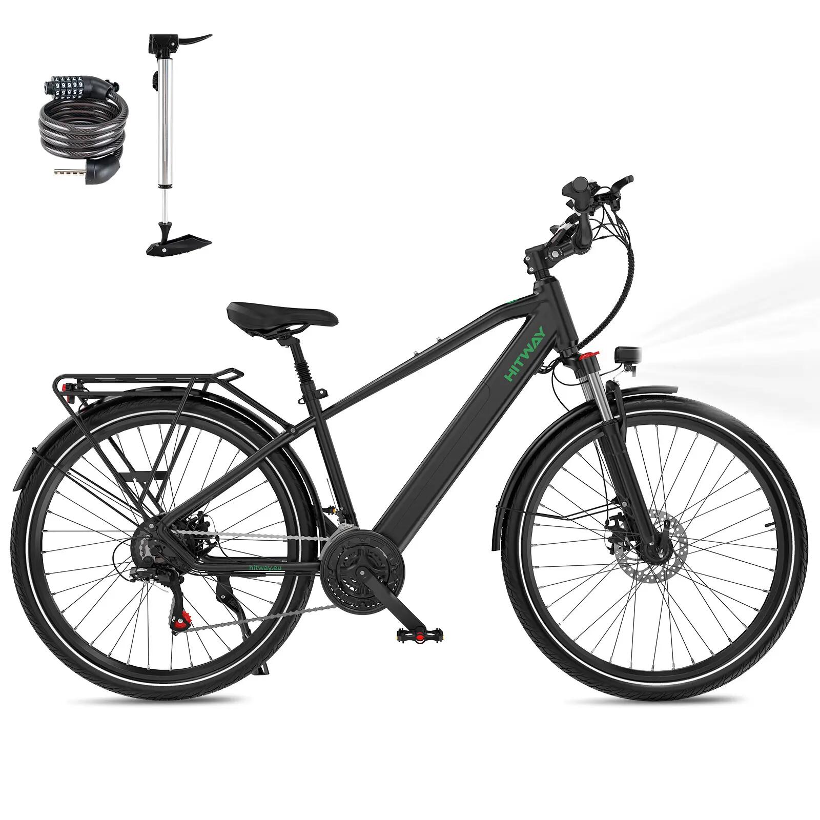 Elektrische trekkingfiets 27,5" 21 versnellingen uitneembare accu 80km BK7SPRO 1/10
