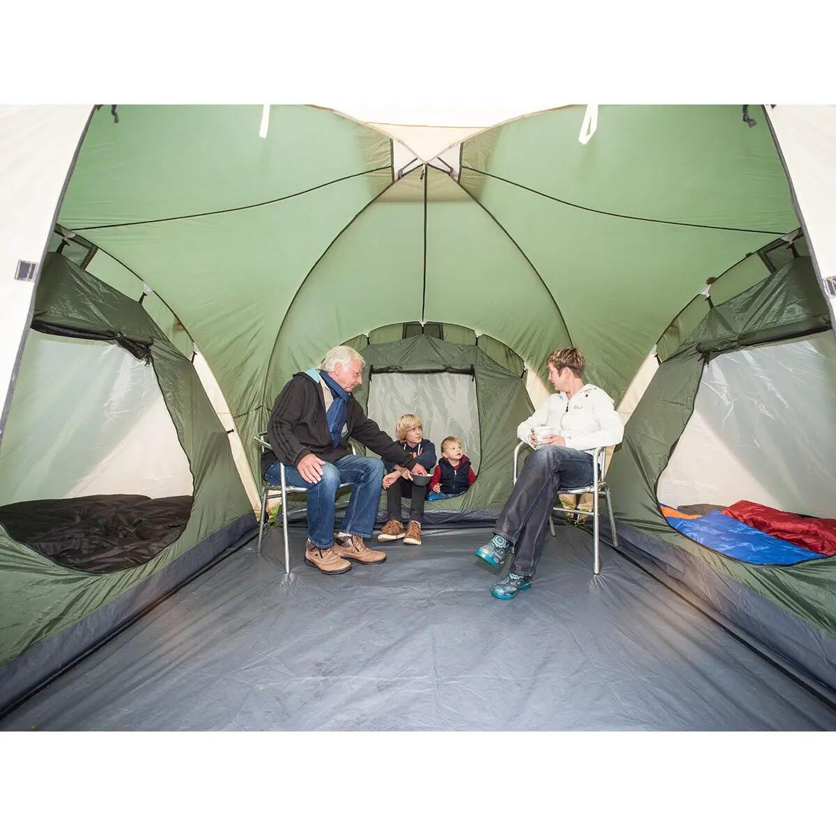 Tenda campeggio - Daytona 6 persone - cupola - 3xCabine - Zanzariera 8/15