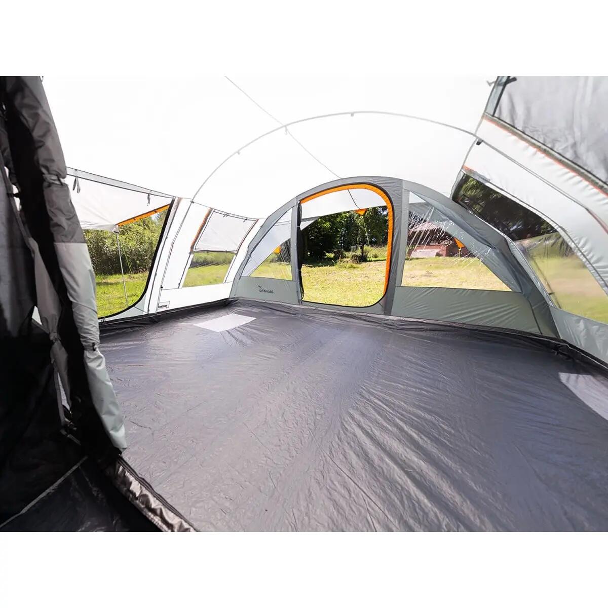 Tunneltent Egersund 5 XL Sleeper Protect - Ingenaaide Vloer, Zwarte cabine 6/15