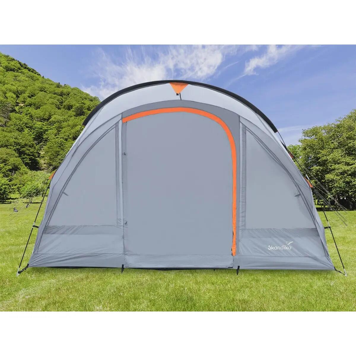 Tunneltent Egersund 5 XL Sleeper Protect - Ingenaaide Vloer, Zwarte cabine 5/15