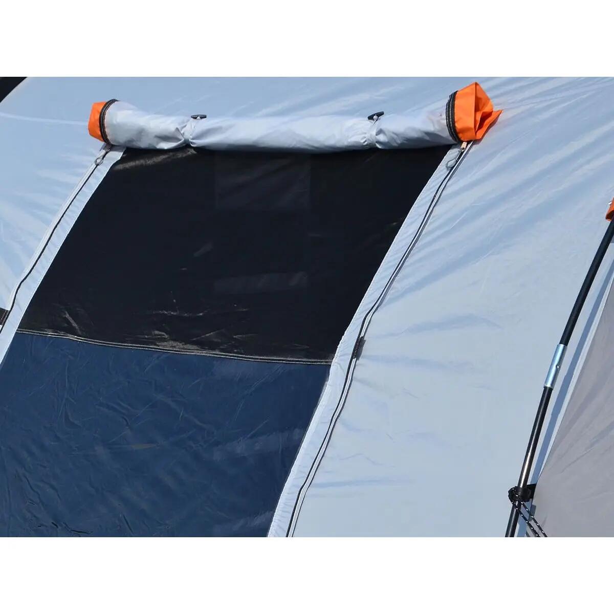 Tunneltent Egersund 5 XL Sleeper Protect - Ingenaaide Vloer, Zwarte cabine 13/15