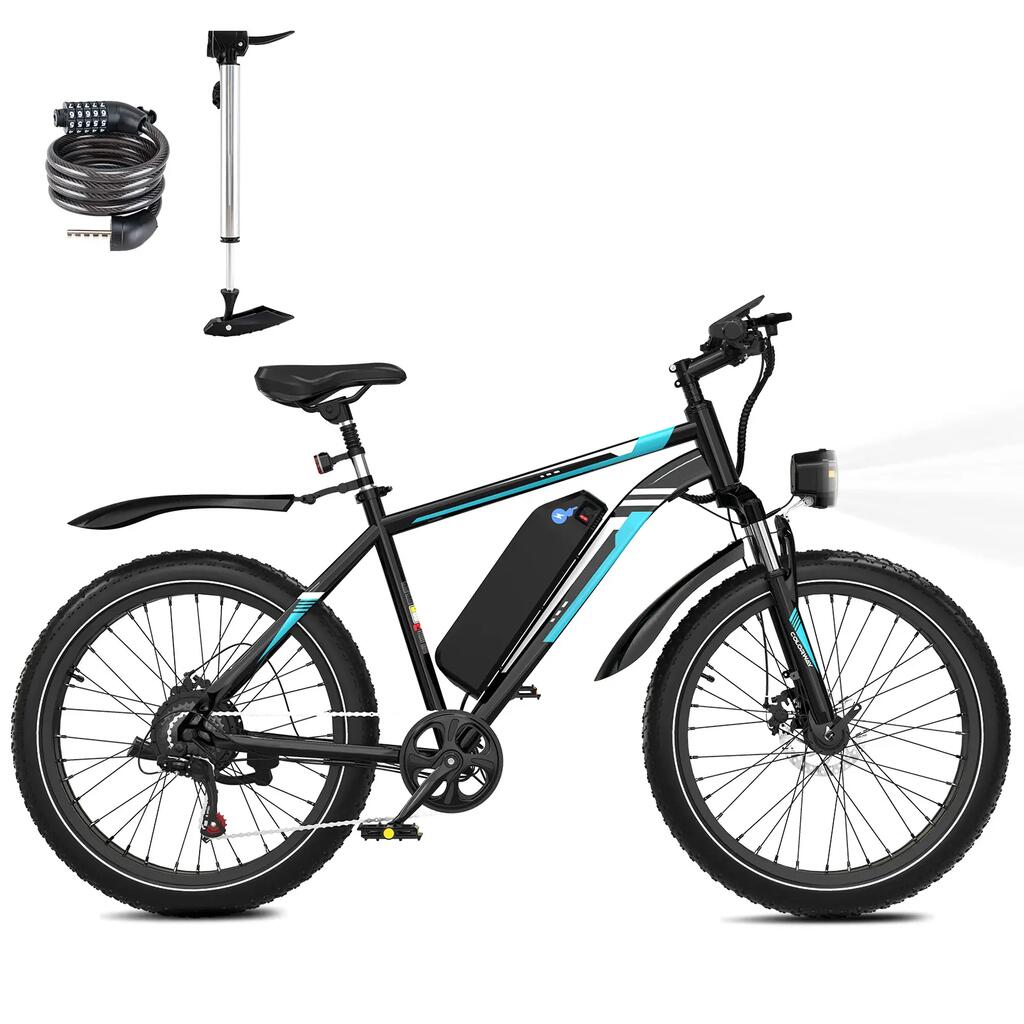 Electric Fat Bike 26x4.0, Electric Mountain Bike, City E-Bike 48V 15Ah