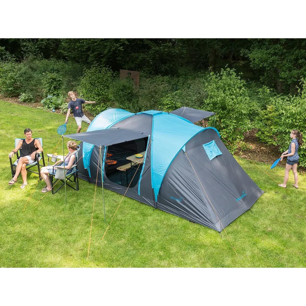 Tente dôme familiale Hammerfest 4 Protect - sol cousu - 4 personnes - 2 cabines 6/16