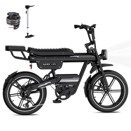 Elektrische fiets 48V 23,4Ah E-bike 20" Elektrische fatbike 90–180 km APP BK30