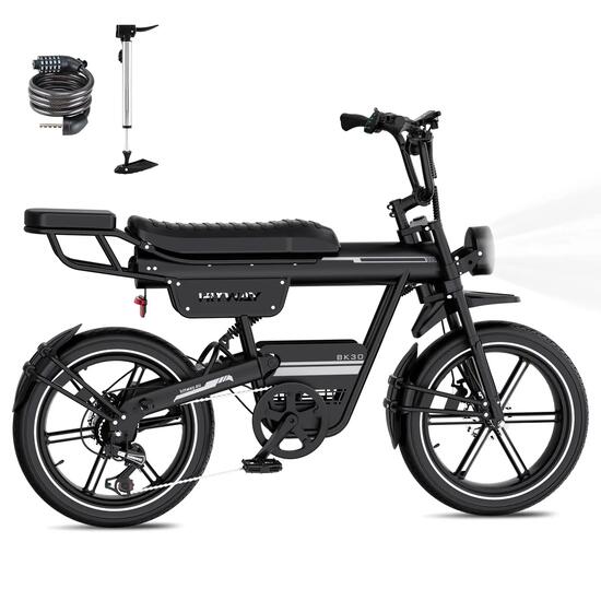 Elektrische fiets 48V 23,4Ah E-bike 20" Elektrische fatbike 90–180 km APP BK30