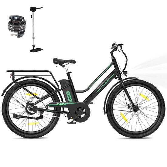 Elektrische fiets 27,5 inch, stadsfiets lage instap, 100 km, BK8SL