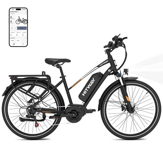 Elektrische fiets 27,5" E-bike 120–150km Elektrische stadsfiets APP&NFC BK-U1