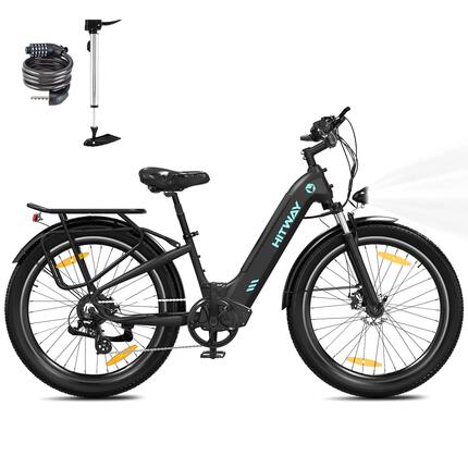 Vélo électrique 48V 18Ah VAE 26 Pouces Cadre Aluminium Vélo de ville BK16