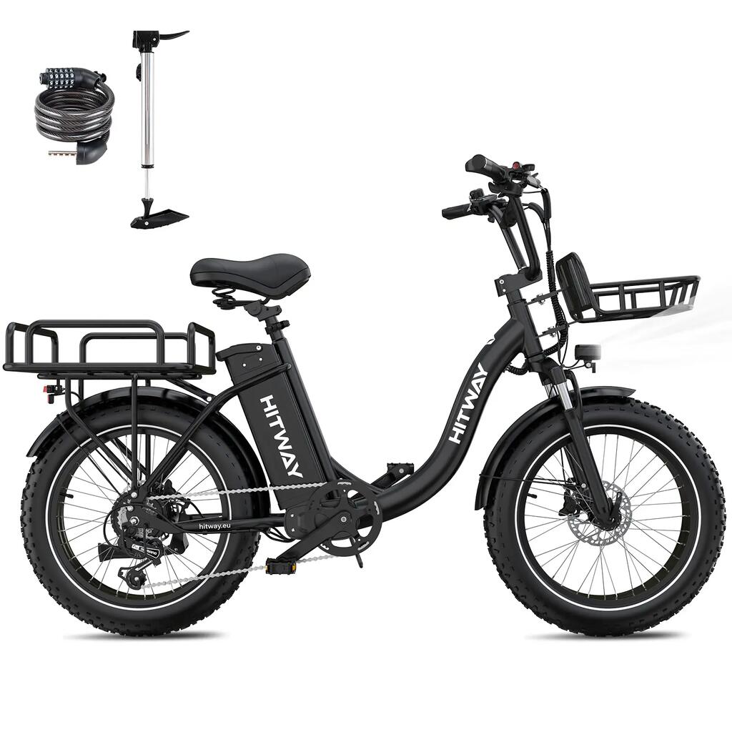 Electric Cargo Bike 20", 160 km, 80Nm, Torque Sensor, Hydraulic, BK6S PLUS