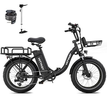 Vélo cargo électrique BK6S PLUS, batterie 1296Wh, capteur de couple