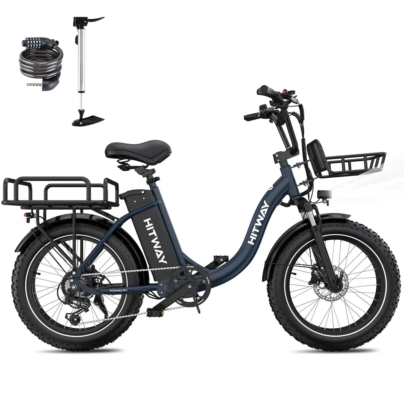 Bicicletă Electrică Cargo 20×4.0, 1296Wh, Senzor Cuplu BK6S PLUS