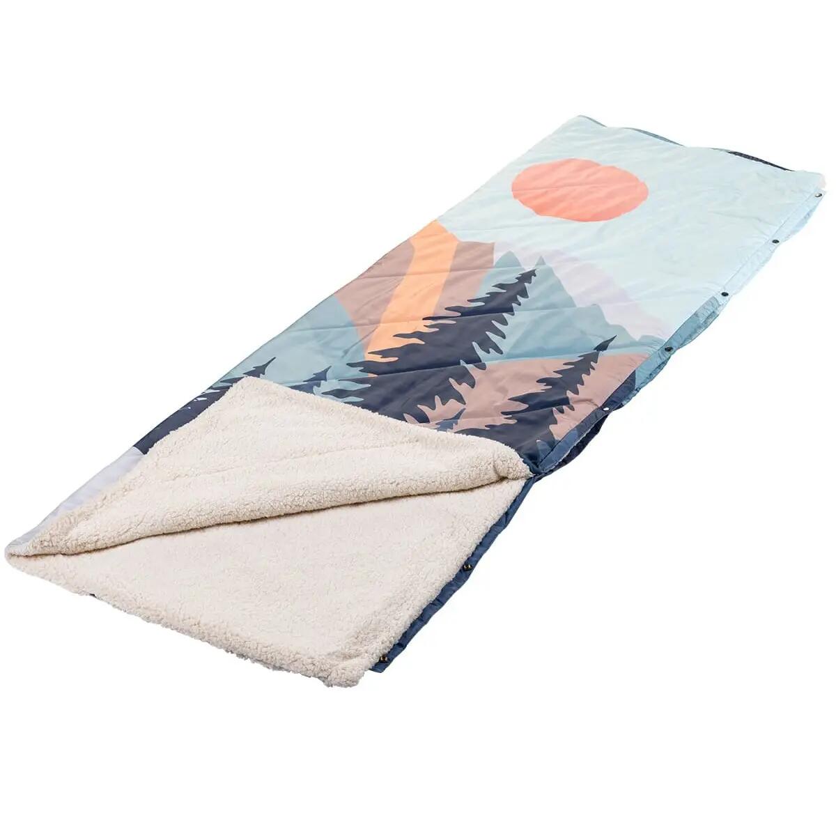 Campingdecke Liva - 4-in-1 Outdoor Decke - Schlafsack - Kissen - wasserdicht 7/14