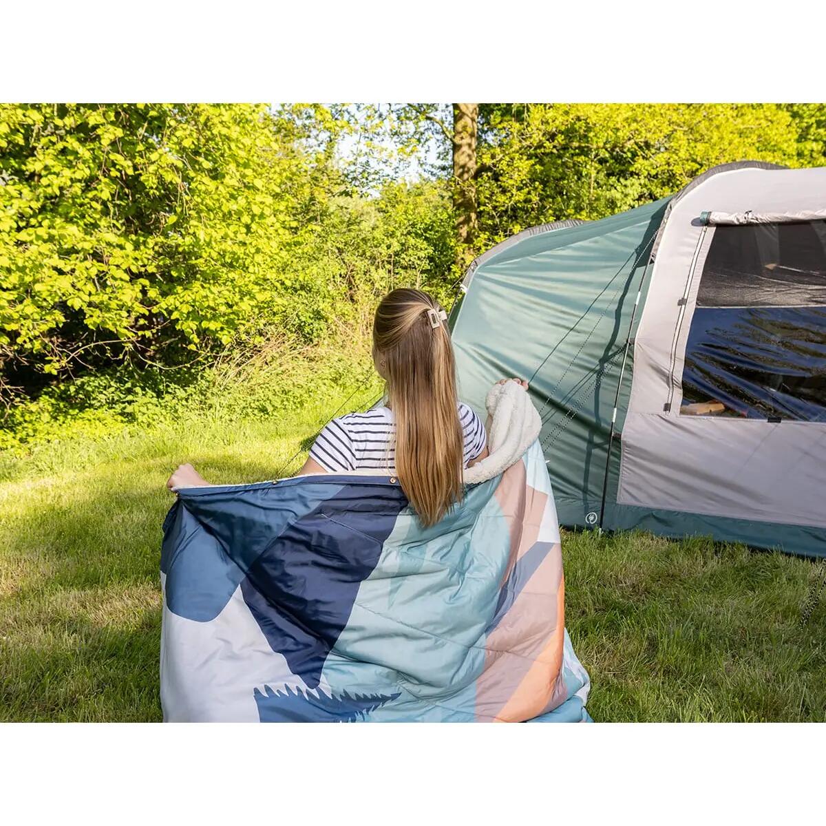Campingdecke Liva - 4-in-1 Outdoor Decke - Schlafsack - Kissen - wasserdicht 4/14