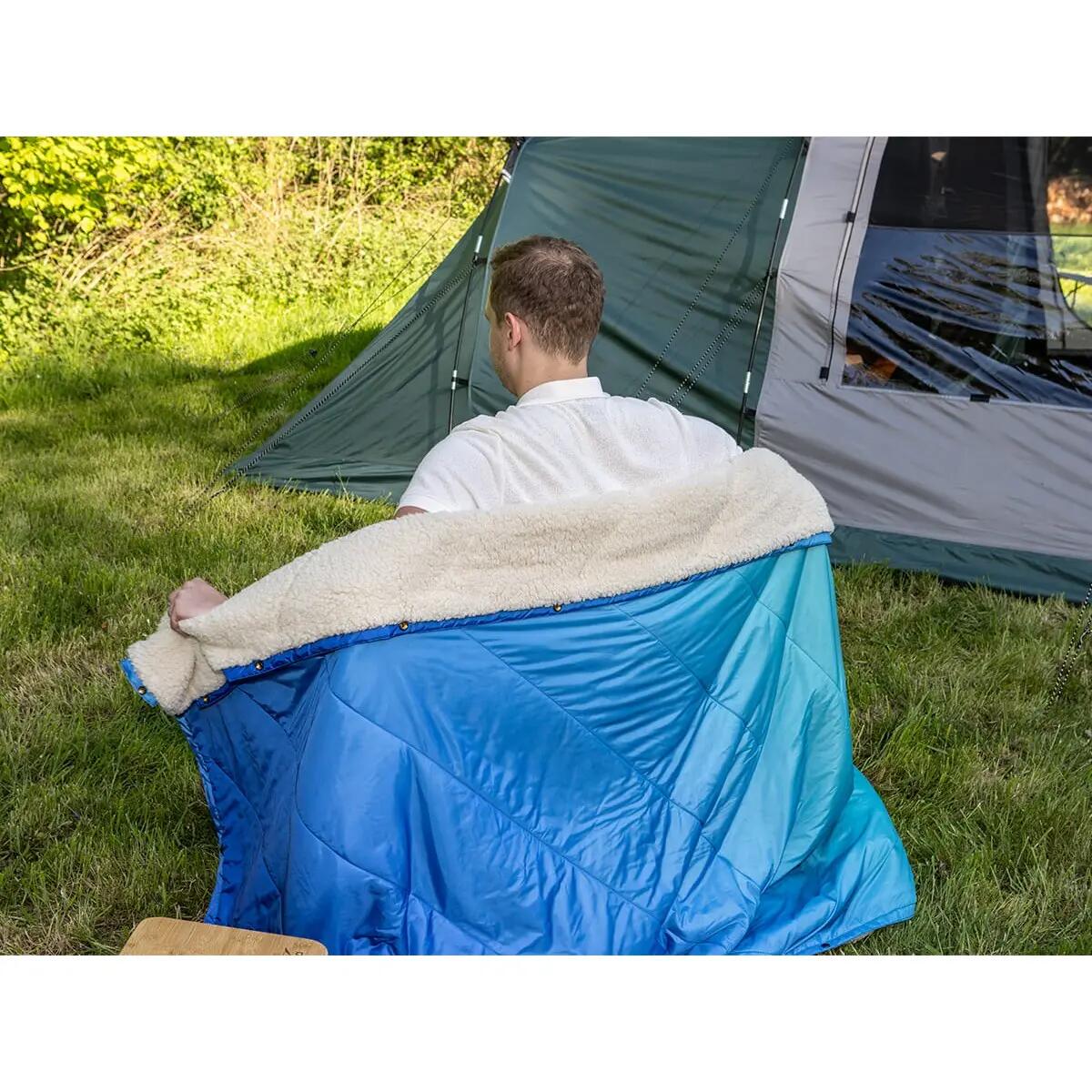 Campingdeken Liva - 4-in-1 outdoor deken - slaapzak - kussen - waterdicht 3/14