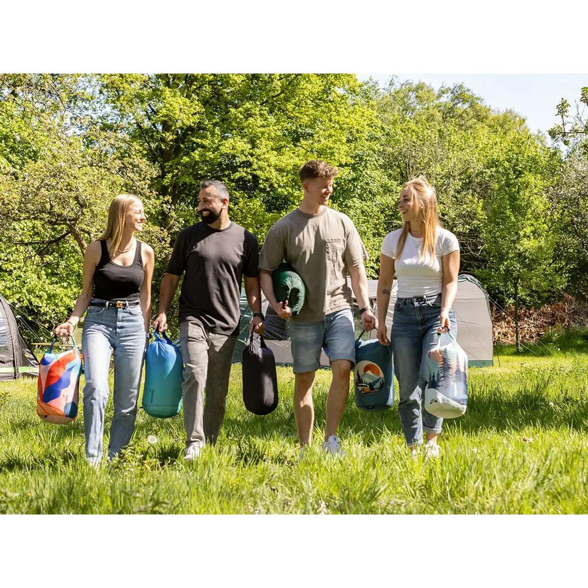Campingdeken Liva - 4-in-1 outdoor deken - slaapzak - kussen - waterdicht 14/14
