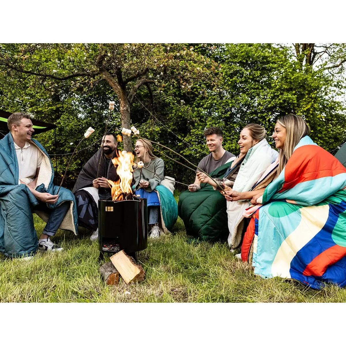 Campingdeken Liva - 4-in-1 outdoor deken - slaapzak - kussen - waterdicht 13/14