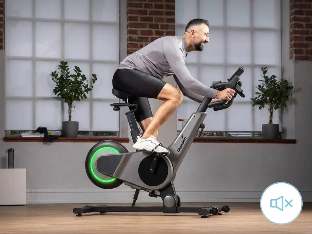 Indoorové speedbike Kliva 500‑S SMART s LED do 150 kg 8/9