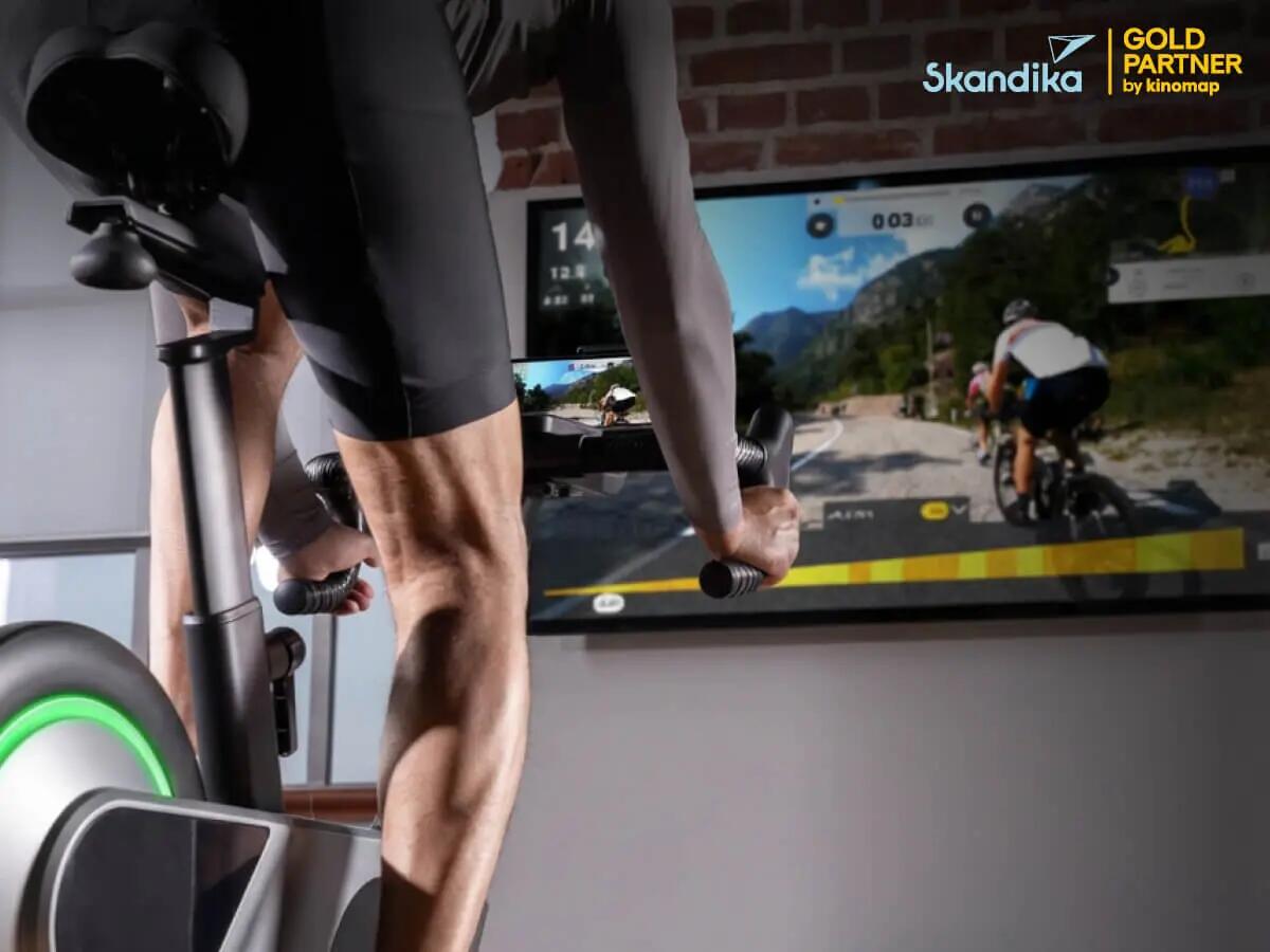 Indoorové speedbike Kliva 500‑S SMART s LED do 150 kg 4/9