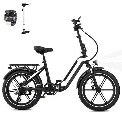 Vélo électrique pliant Fat Bike 20x4.0, batterie 48V 10,4Ah ECO R2
