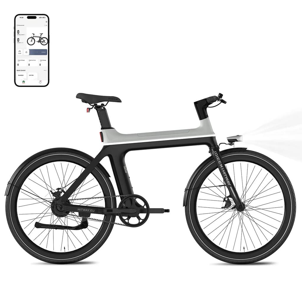 Electric City Bike 700C, Belt Drive, Torque Sensor, GPS E-Bike