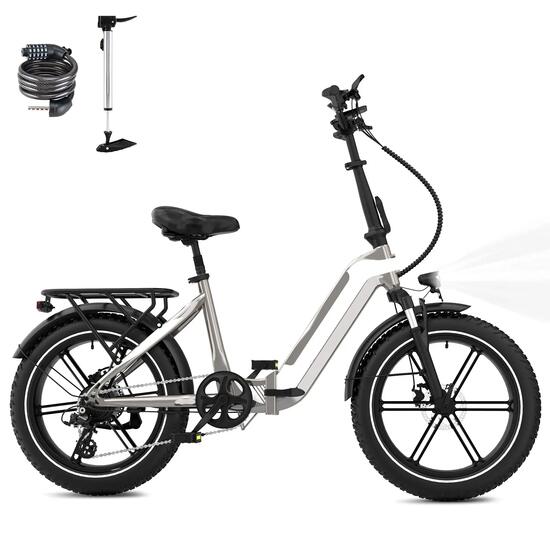 Vélo électrique pliant Fat Bike 20x4.0, batterie 48V 10,4Ah ECO R2