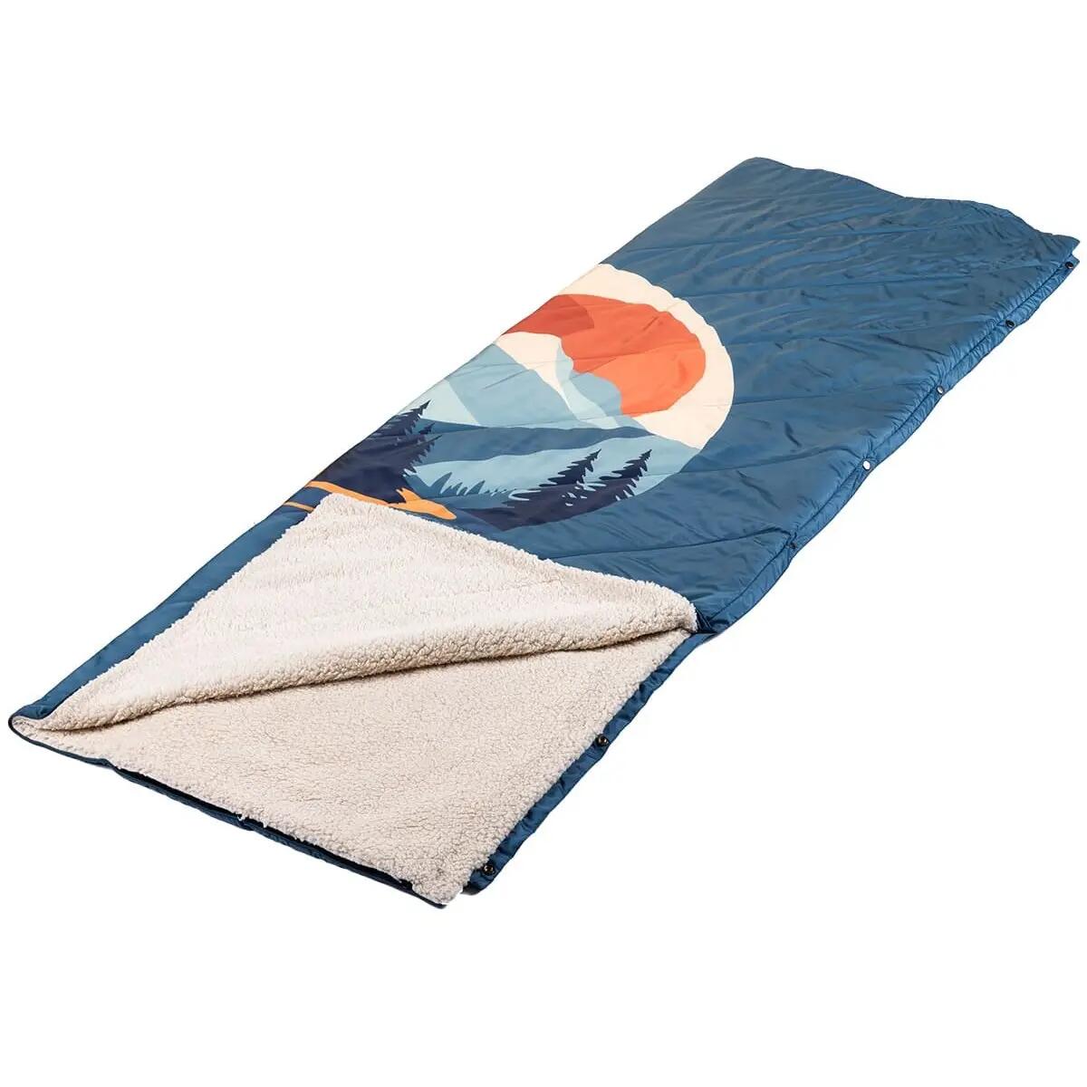 Campingdecke Liva - 4-in-1 Outdoor Decke - Schlafsack - Kissen - wasserdicht 7/14