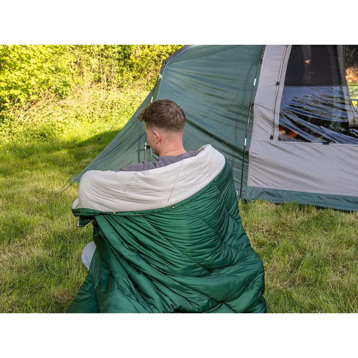 Plaid couverture 4en1 pour pique nique camping - Liva - Coussin, sac de couchage 4/14