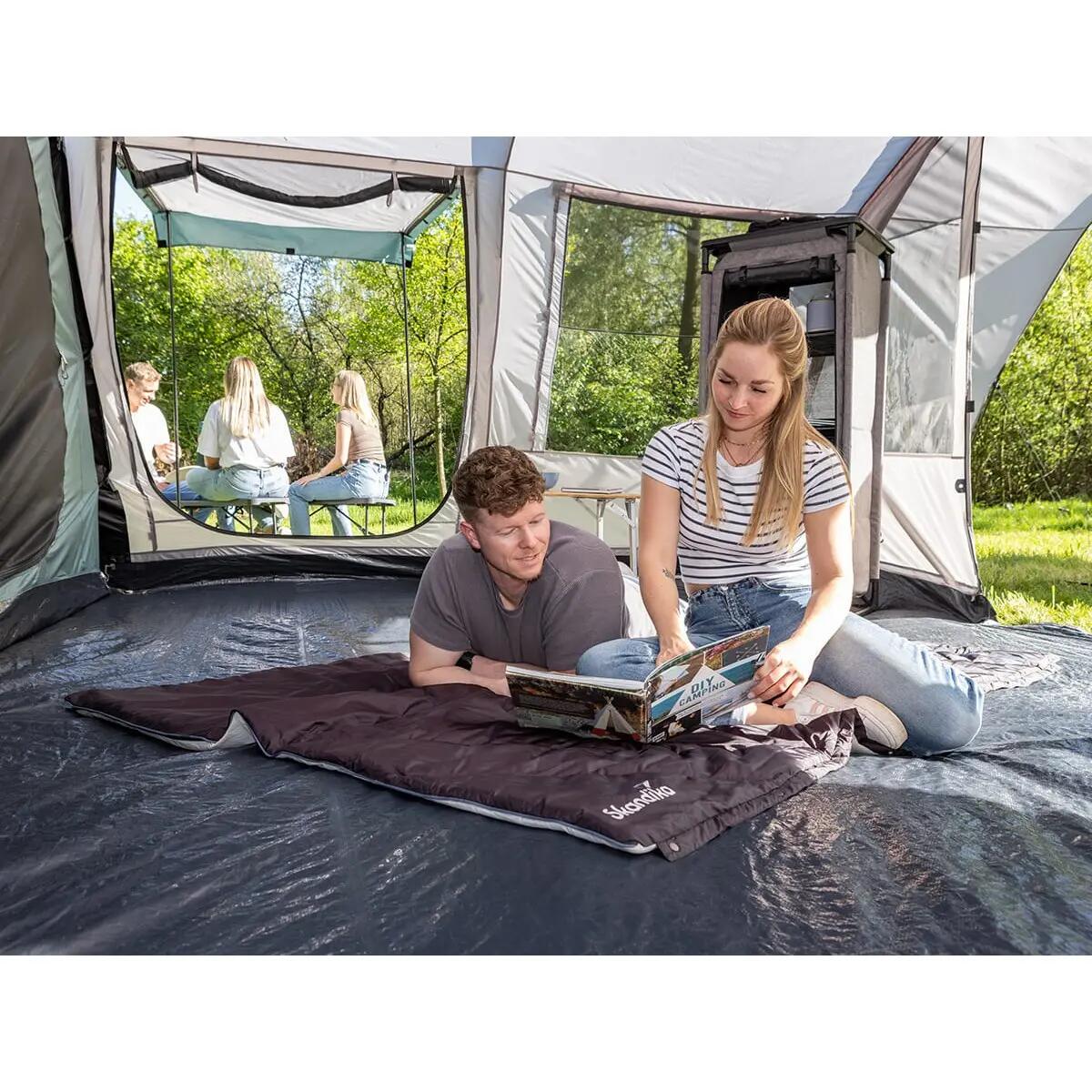 Campingdecke Liva - 4-in-1 Outdoor Decke - Schlafsack - Kissen - wasserdicht 2/14
