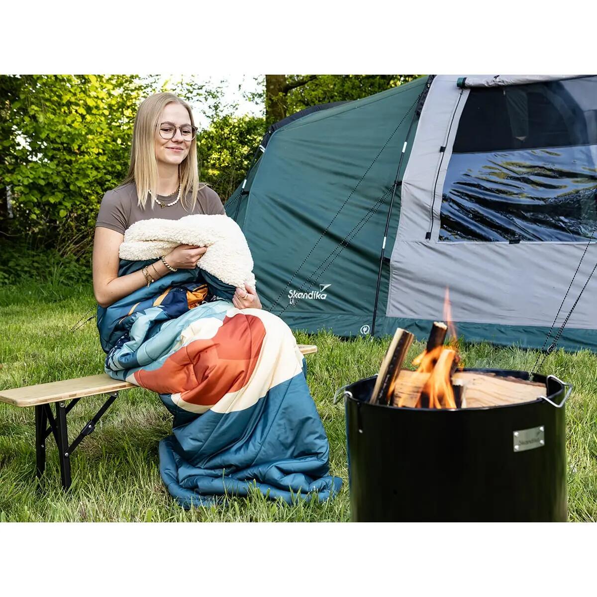 Campingdecke Liva - 4-in-1 Outdoor Decke - Schlafsack - Kissen - wasserdicht 3/14