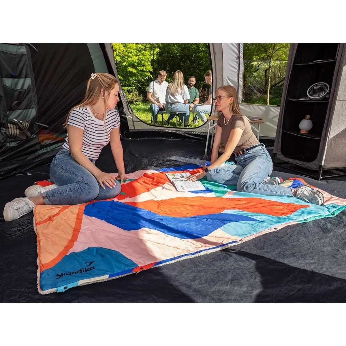 Campingdecke Liva - 4-in-1 Outdoor Decke - Schlafsack - Kissen - wasserdicht 2/14