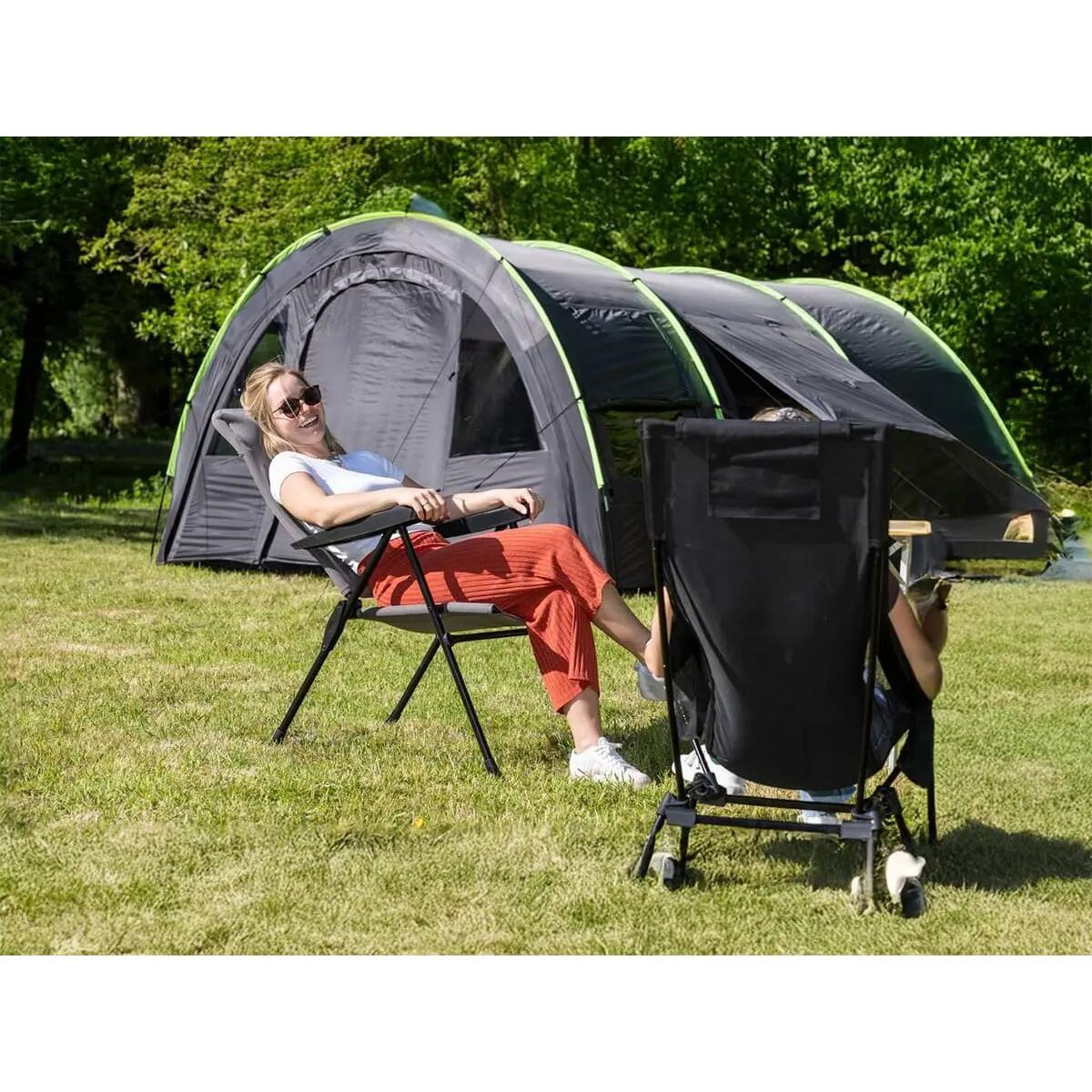Hochlehner Kvist - Campingstuhl faltbar - aus Aluminium & Stahl - gepolstert 2/7