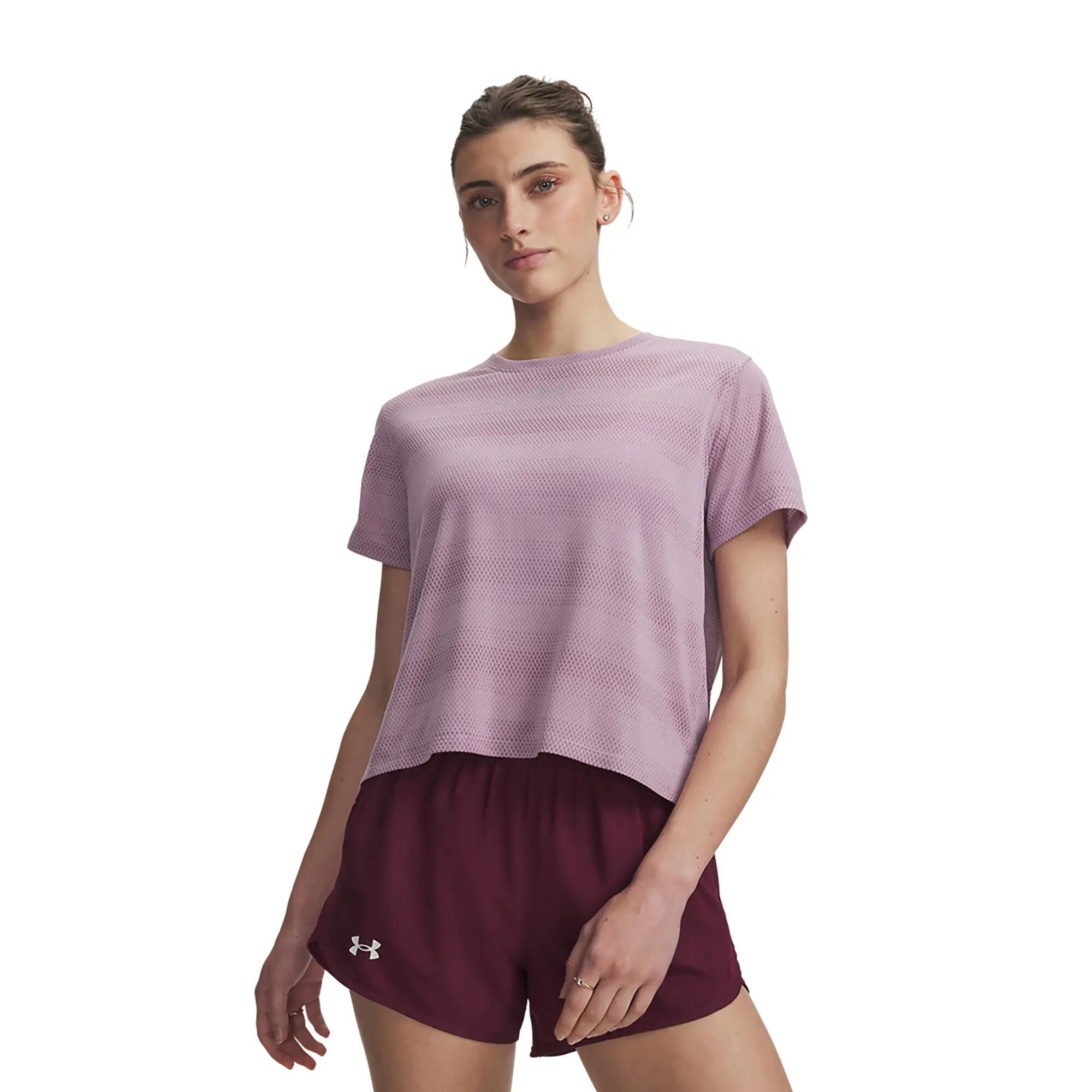 Koszulka do biegania damska Under Armour Velociti SS 4/4