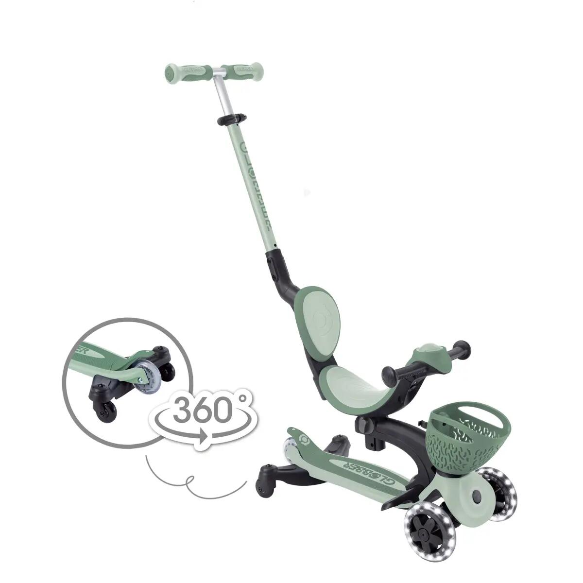 Trottinette évolutive GO-UP BABY 360 LIGHTS - Vert Sauge 5/7