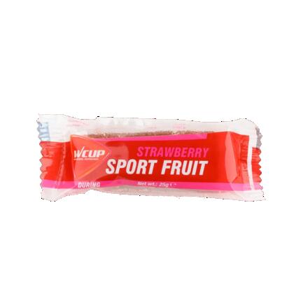 Barre énergétique Sport Fruit Fraise Wcup - (8+1) x 38gr