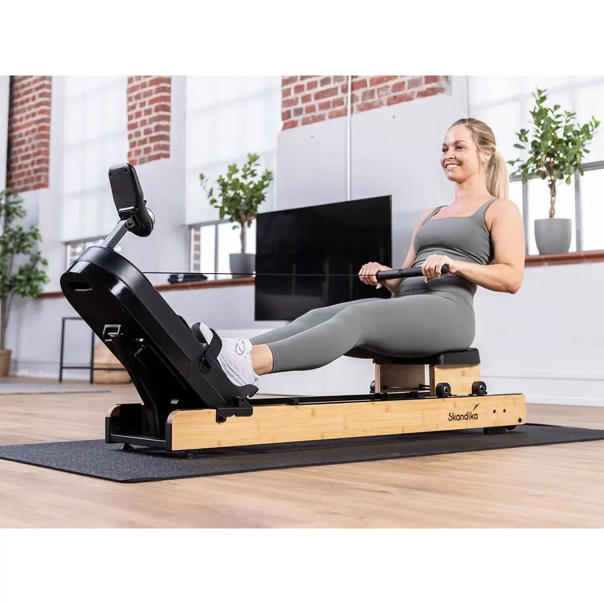 Máquina de remo de madera Rovek - resistencia magnética con 32 niveles 3/15