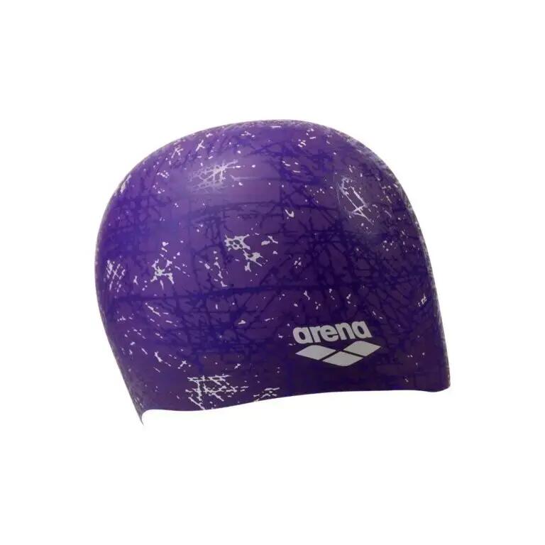 Czepek pływacki na basen dla dzieci Arena Print 2 Ribbed 3/5