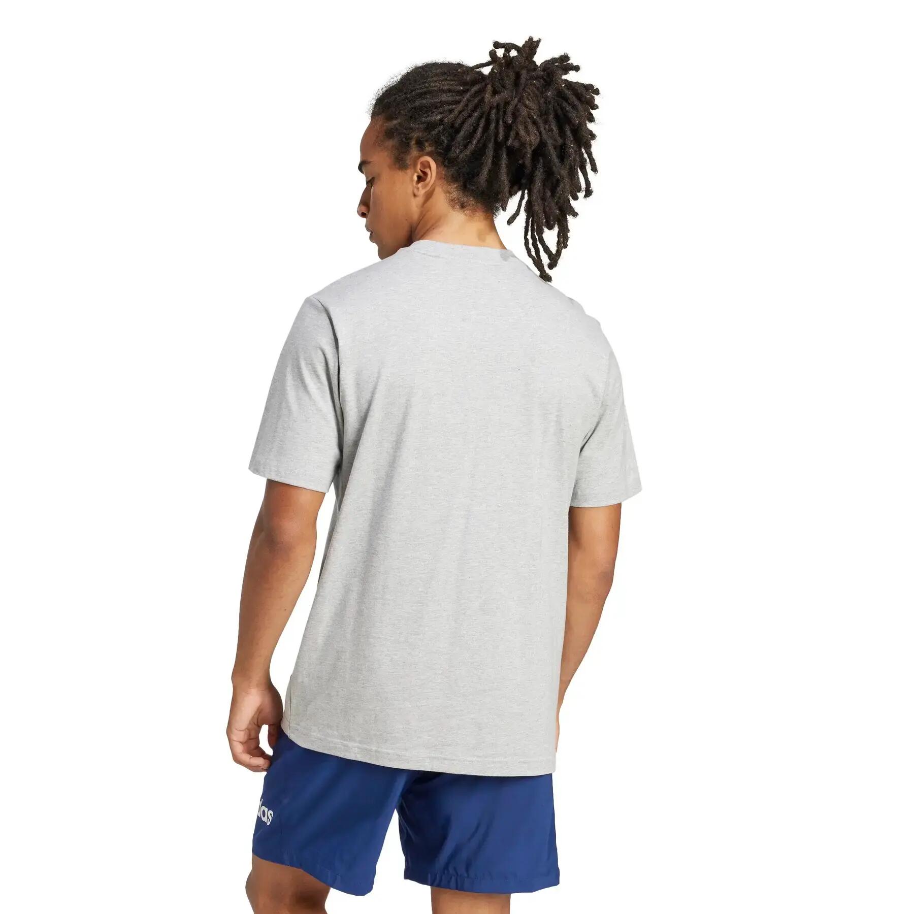 T-shirt van eenvoudige jersey adidas Essentials Linear 4/6